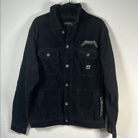 Billabong Metallica Black Album Jacket L - Picture 2 of 9